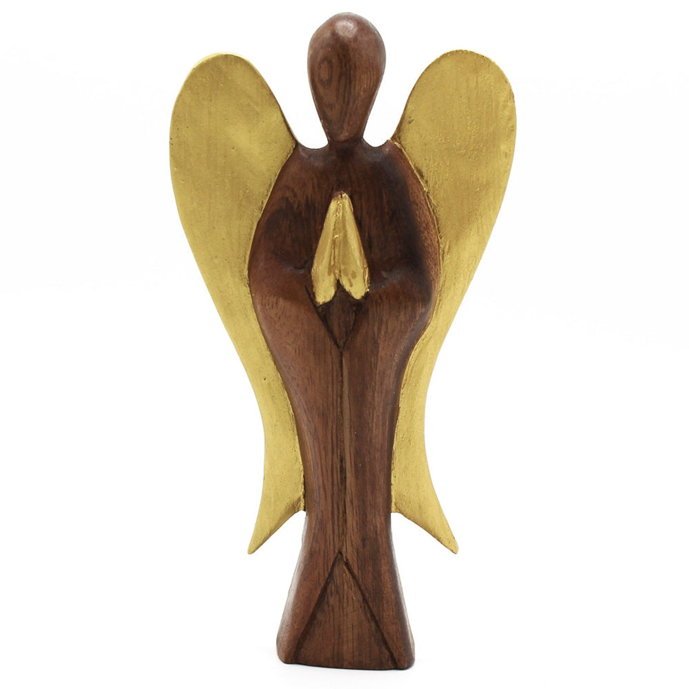 Hati-Hati Handmade Wooden Golden Angel Gift - Joy 20cm.