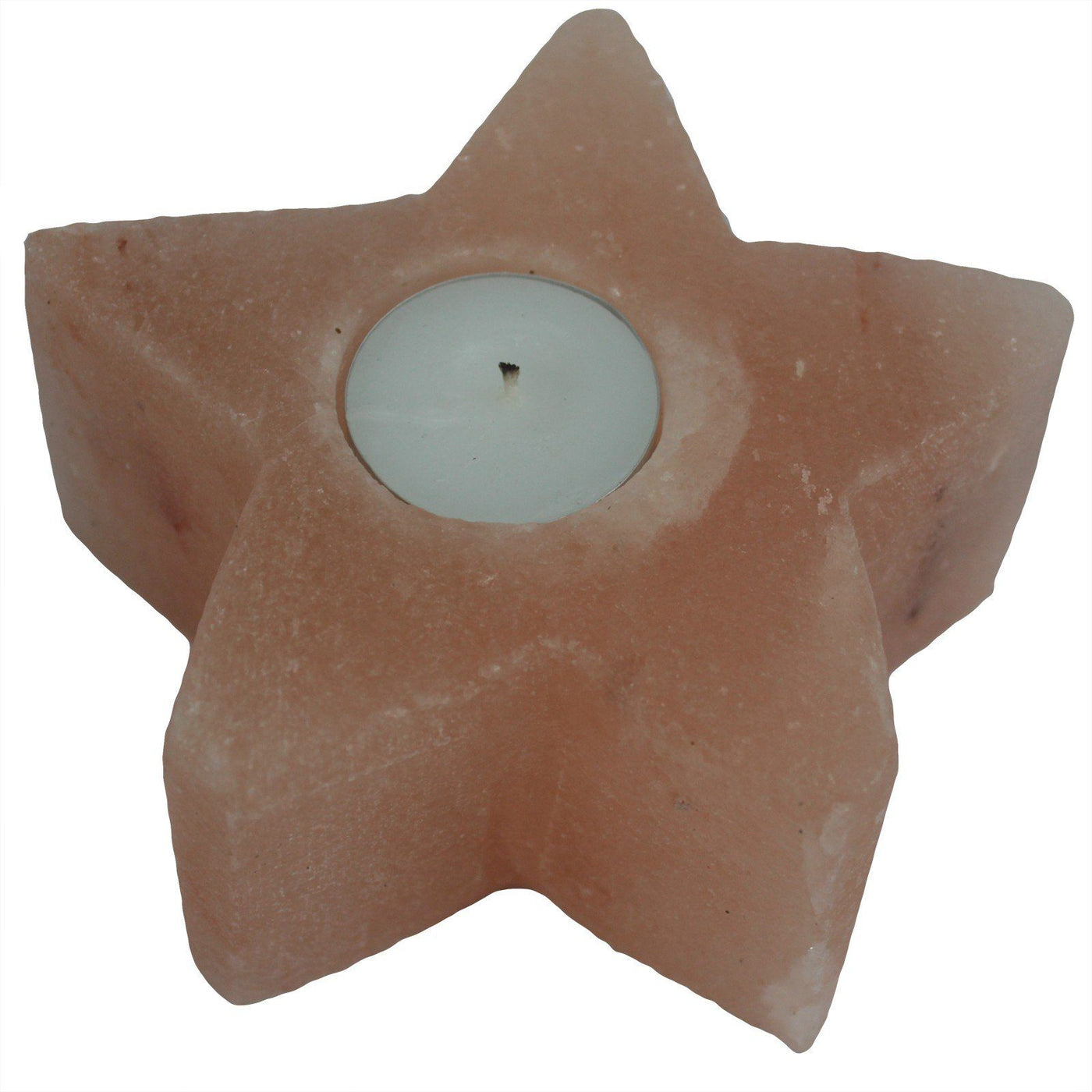 Star Pink Himalayan Salt Tea Light Candle Holder.
