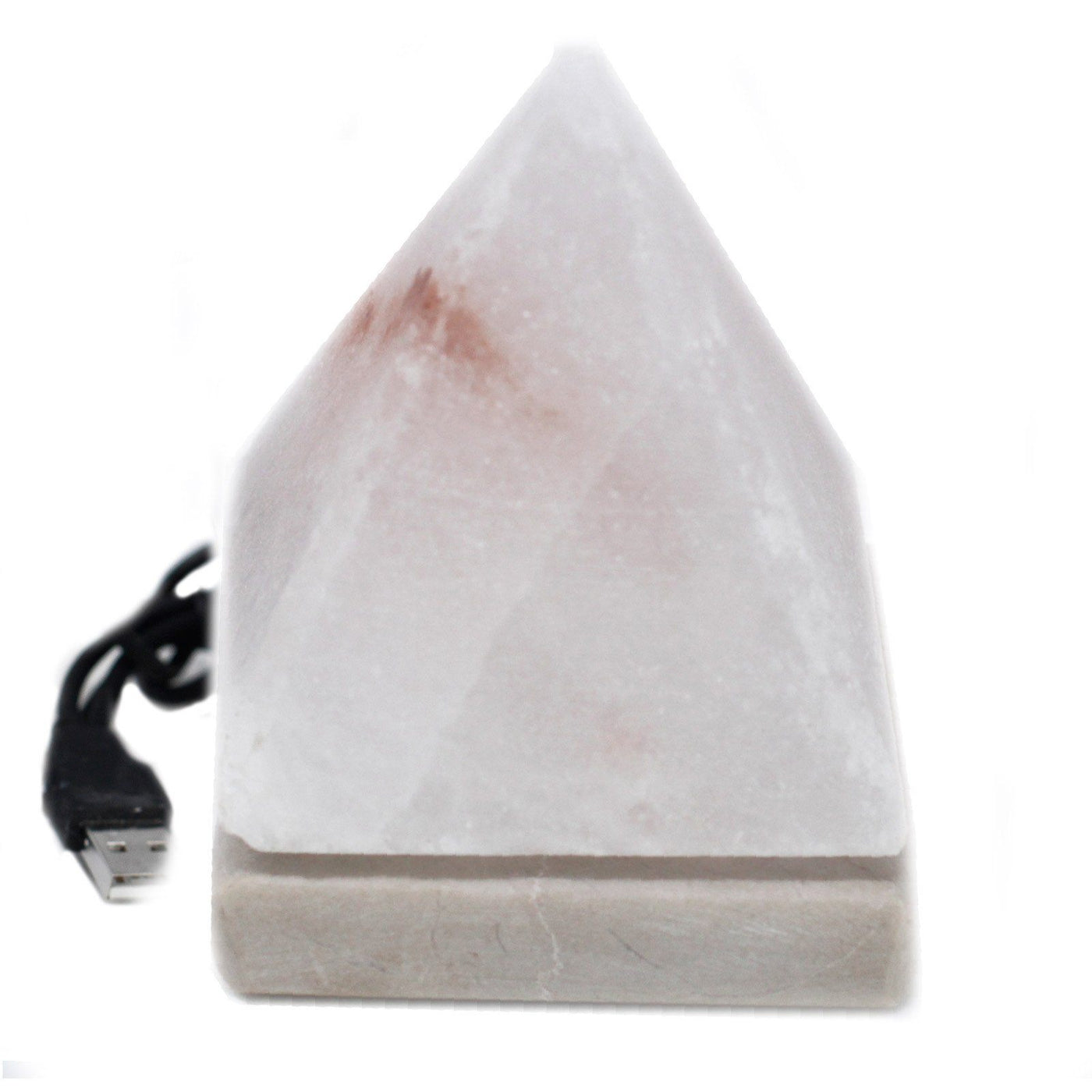 Multicolour USB Pyramid Himalayan USB On A Stone Base.
