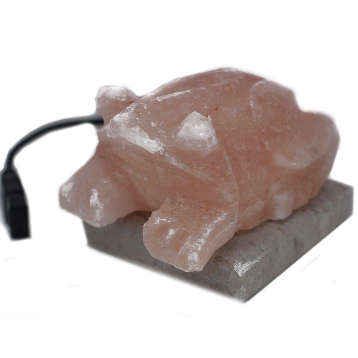 Small USB Colour Changing Frog Shaped Himalayan Salt Lamp