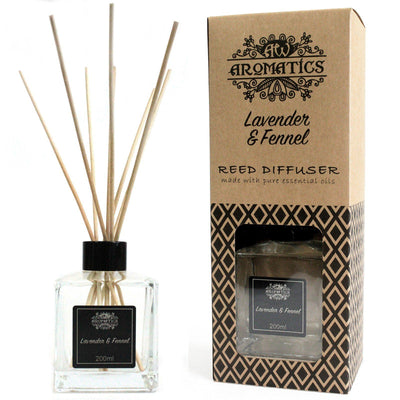 200ml Lavender & Fennel Essential Oil Reed Fragrance Diffuser.