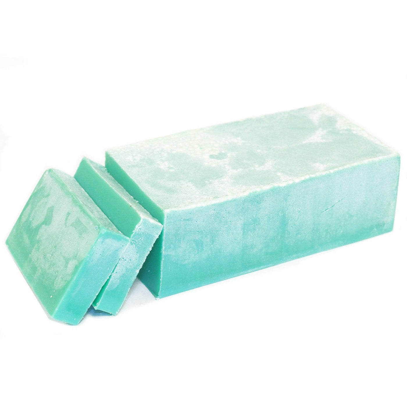 Oriental Double Shea & Cocoa Butter Handmade Soap Loaf And Slices Spearmint and Patchouli