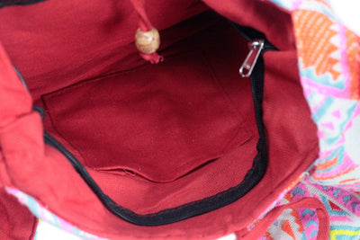 Kathmandu Sunrise Women's Large Cross-Body Shoulder Bag Multicolour. 