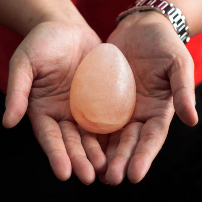 Natural Himalayan Salt Egg Shape Deodorant Stone -Set Of 3.
