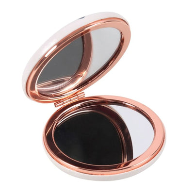 Compact Pocket Size Round Face Mirror.