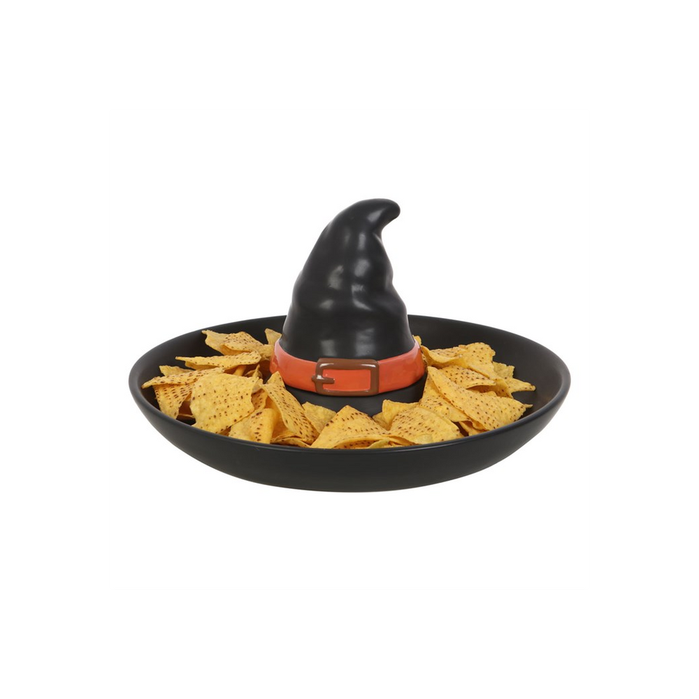 Witch Hat Chip & Dip Serving Halloween Dish