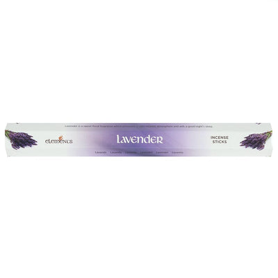 Set of 6 Packets of Elements Lavender Incense Sticks