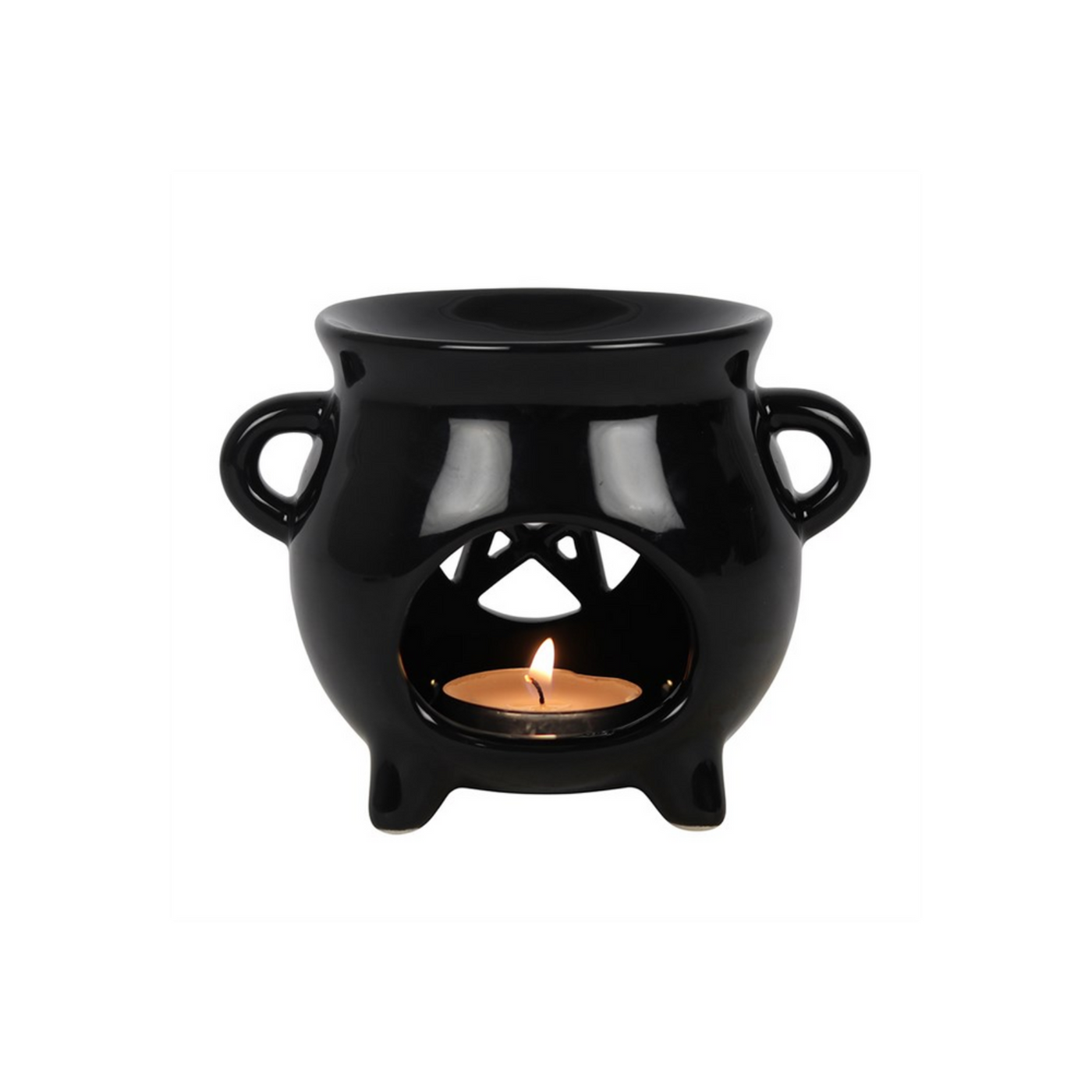 Pentagram Cauldron Oil Burner