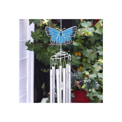 Chalkhill Blue Butterfly Windchime