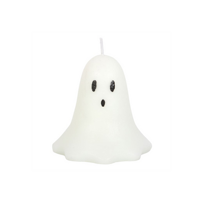 10cm Unscented Ghost Candle