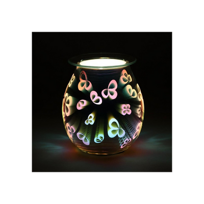 3D Flower Petal Light Up Electric Oil Burner