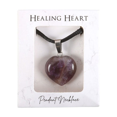 Amethyst Heart Shaped Heart Necklace.