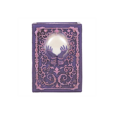 Mystical Crystal Ball Resin Purple Storage Box.