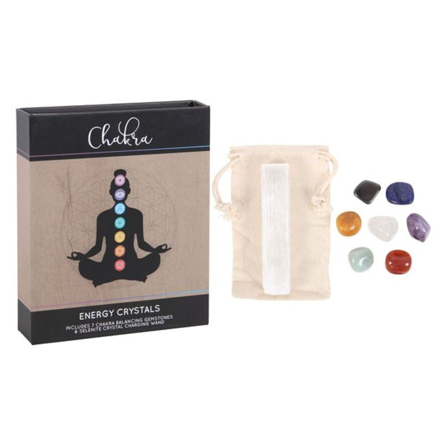 Chakra Energy Colourful Gemstone Gift Set.