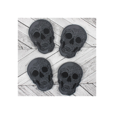 Set Of 4 Skull Coasters