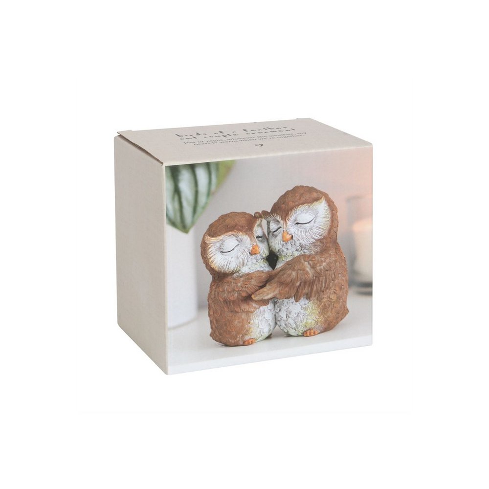 Birds Of A Feather Owl Couple Ornament