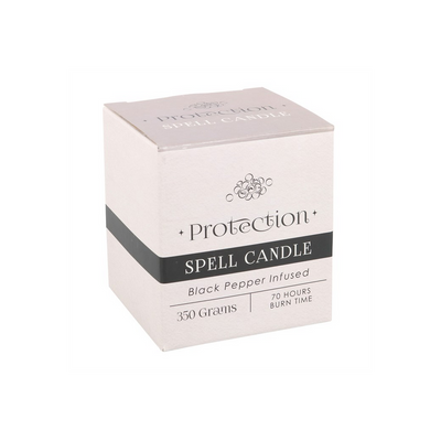 Black Pepper Infused Protection Spell Candle.
