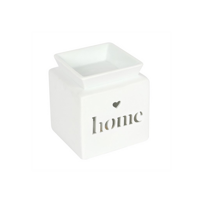 White Home Cut Out Oil Burner