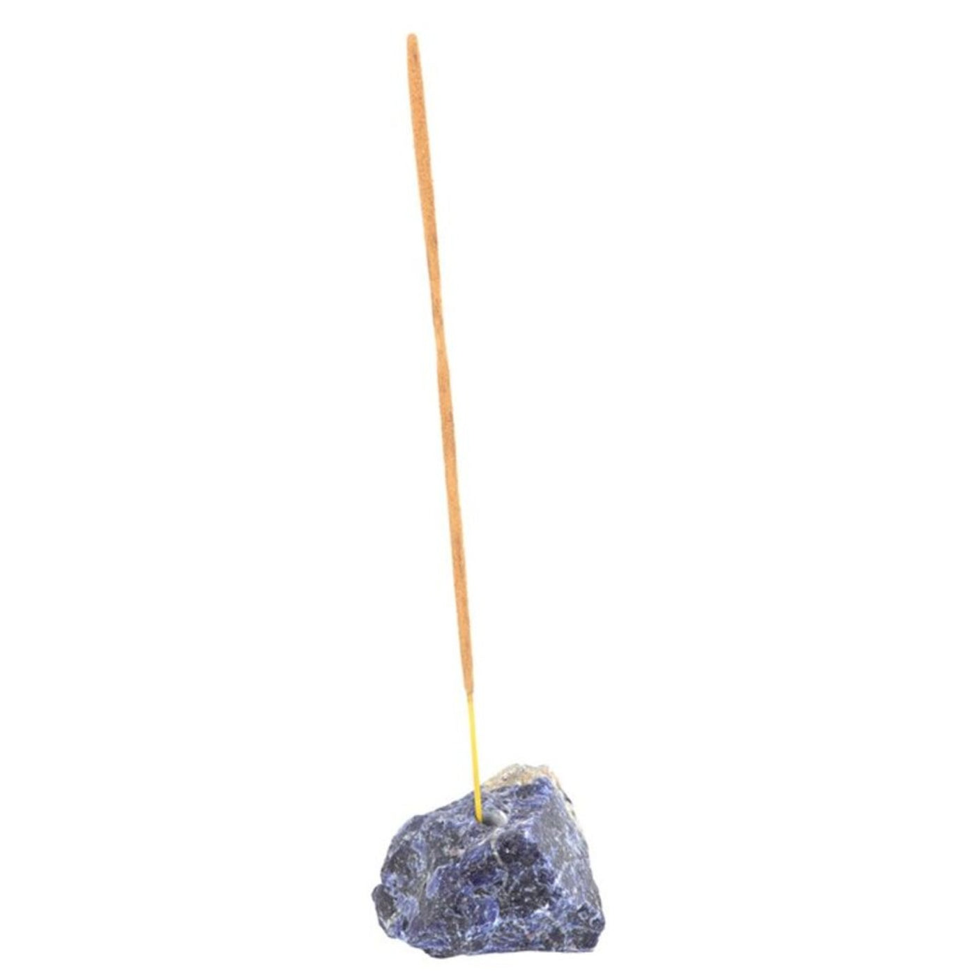 Sodalite Natural Gemstone Rock Incense Stick Holder.