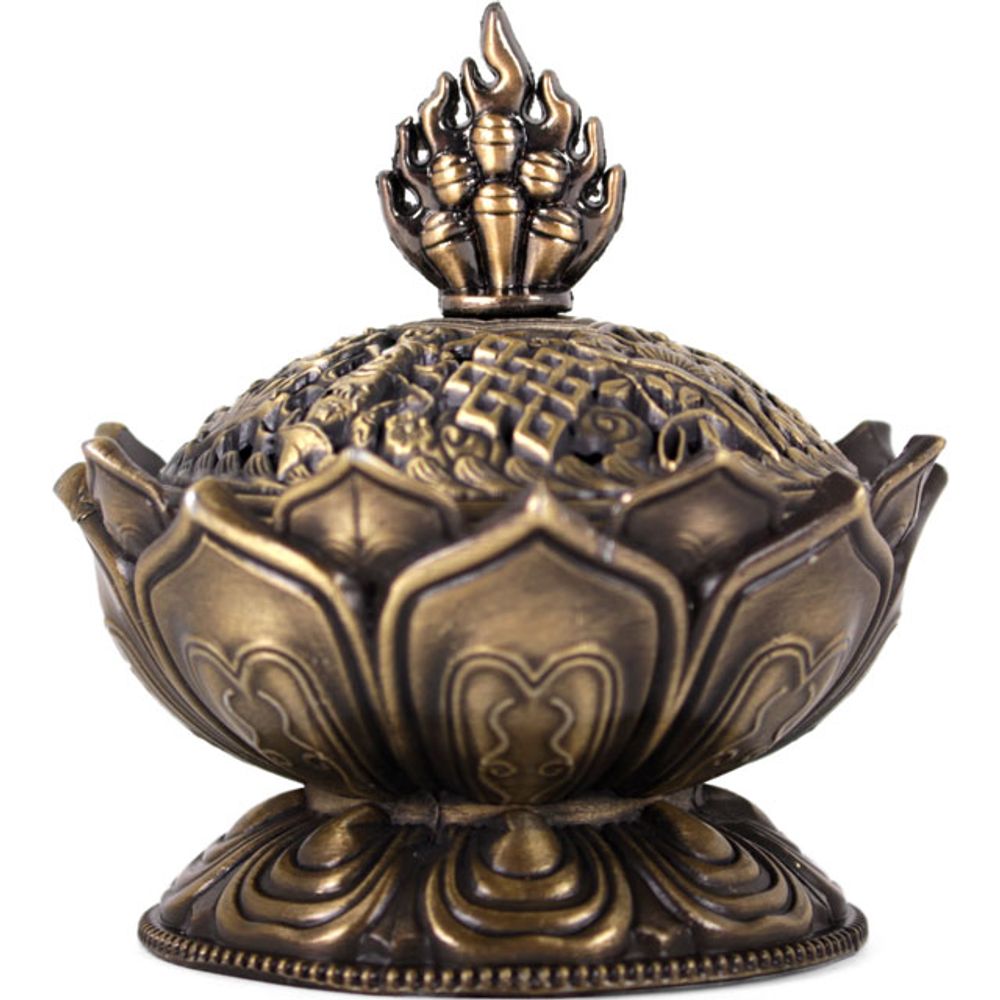 Metal Lotus Incense Cone Holder