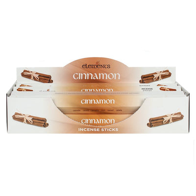Set of 6 Packets of Elements Cinnamon Incense Sticks