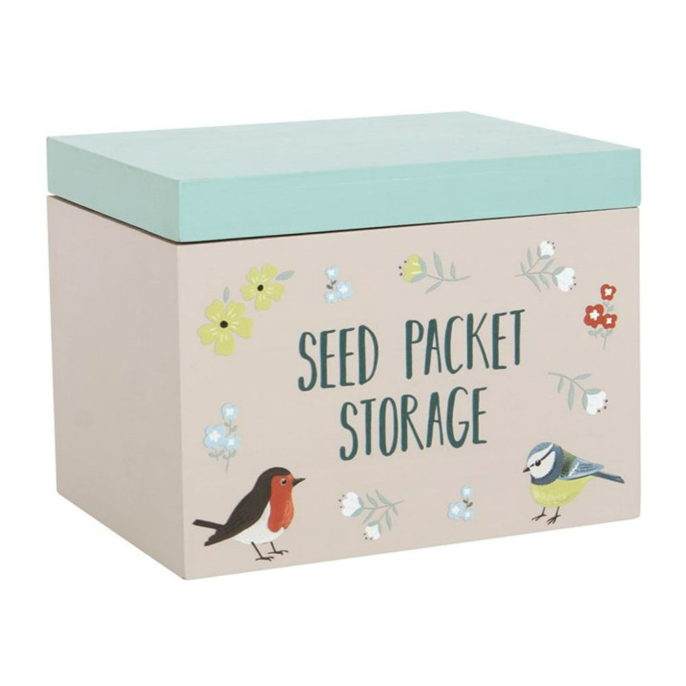 British Garden Birds Seed Storage Box.