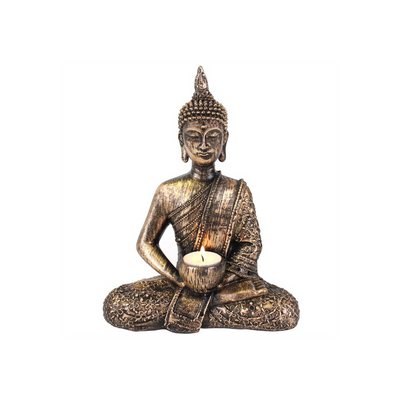 Sitting Thai Buddha Tealight Holder