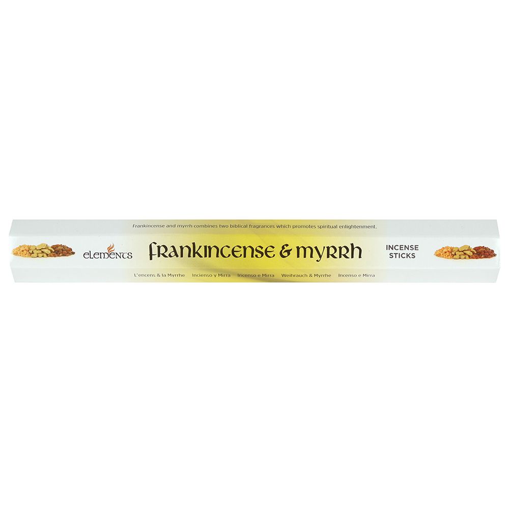 Set of 6 Packets of Elements Frankincense and Myrrh Incense Sticks