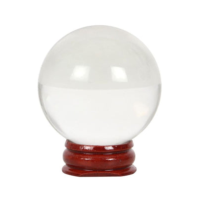 Crystal Ball On Stand With Storage Box.