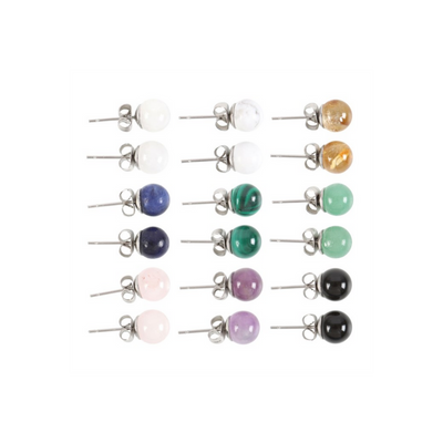 Semi Precious Crystal Earrings, Party Favours For Women.