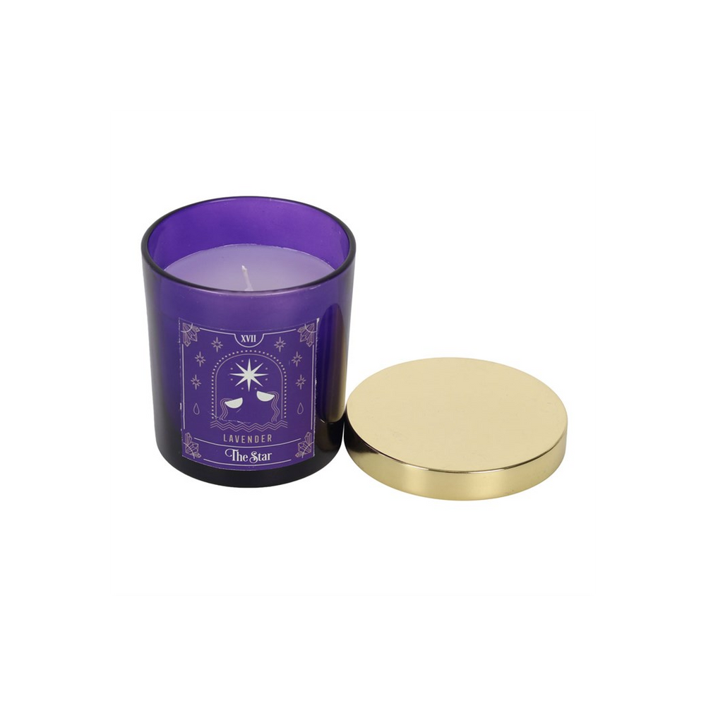 The Star Lavender Tarot Candle