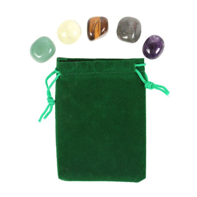 Libra Zodiac Crystal Tumblestone Gift Set.