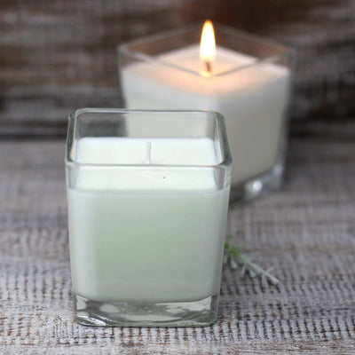 Bamboo Soy Wax Scented Glass Jar Candle