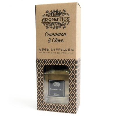 200ml Cinnamon & Clove Essential Oil Reed Fragrance Diffuser.