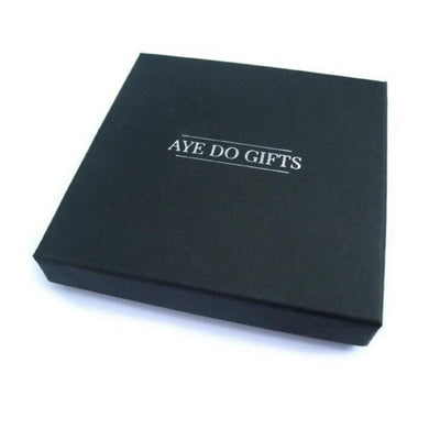 Men's Tiger Eye Magnetic Closure Leather Bracelet Gift Box 